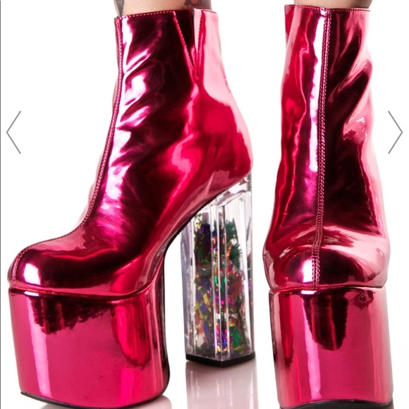 Dolls Kill Shoes - Super Platforms Dolls Kill Party Pack Current Mood